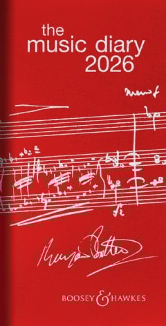 Music Diary 2026 (red)